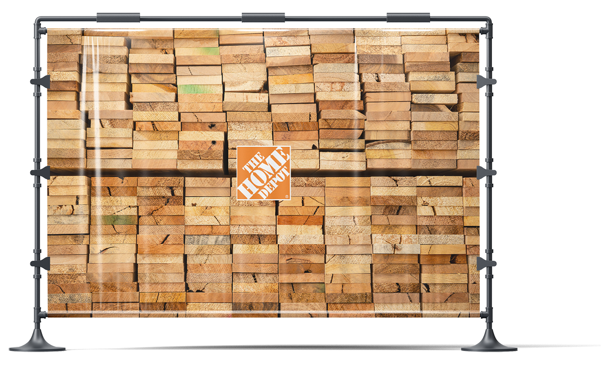 Home Depot Backdrop