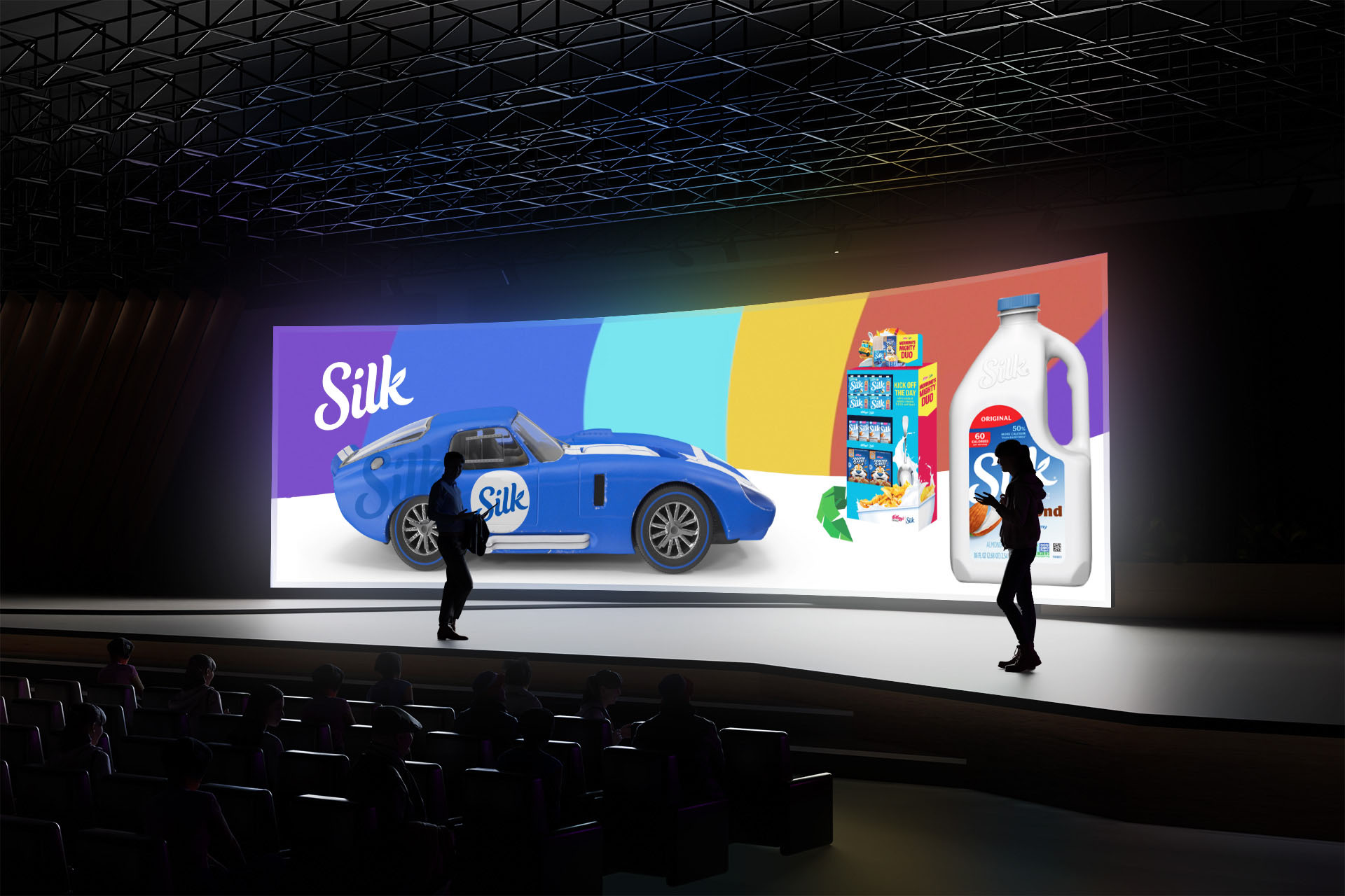 Danone Curved Screen Presentation