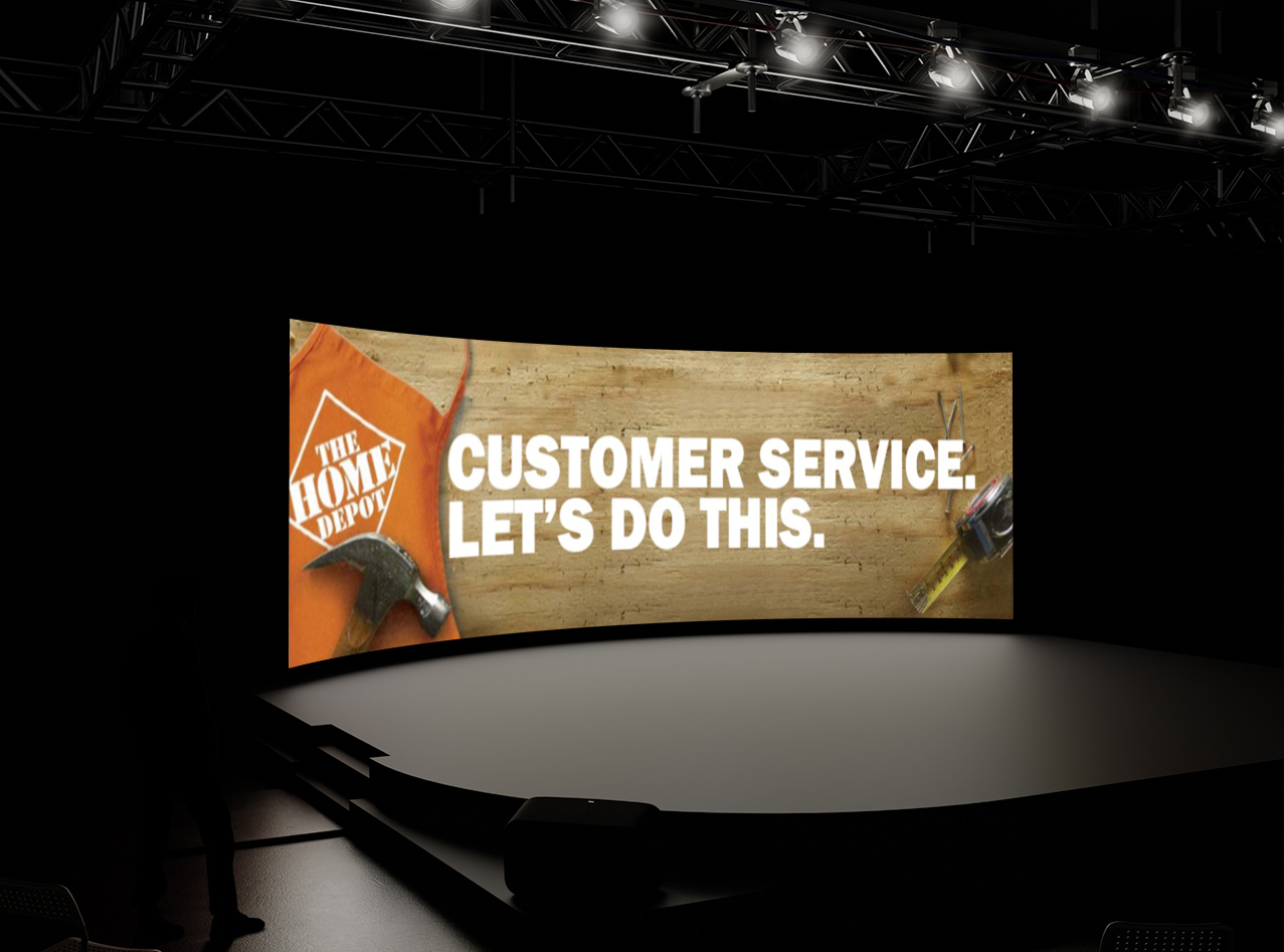 Home Depot LCD Screen