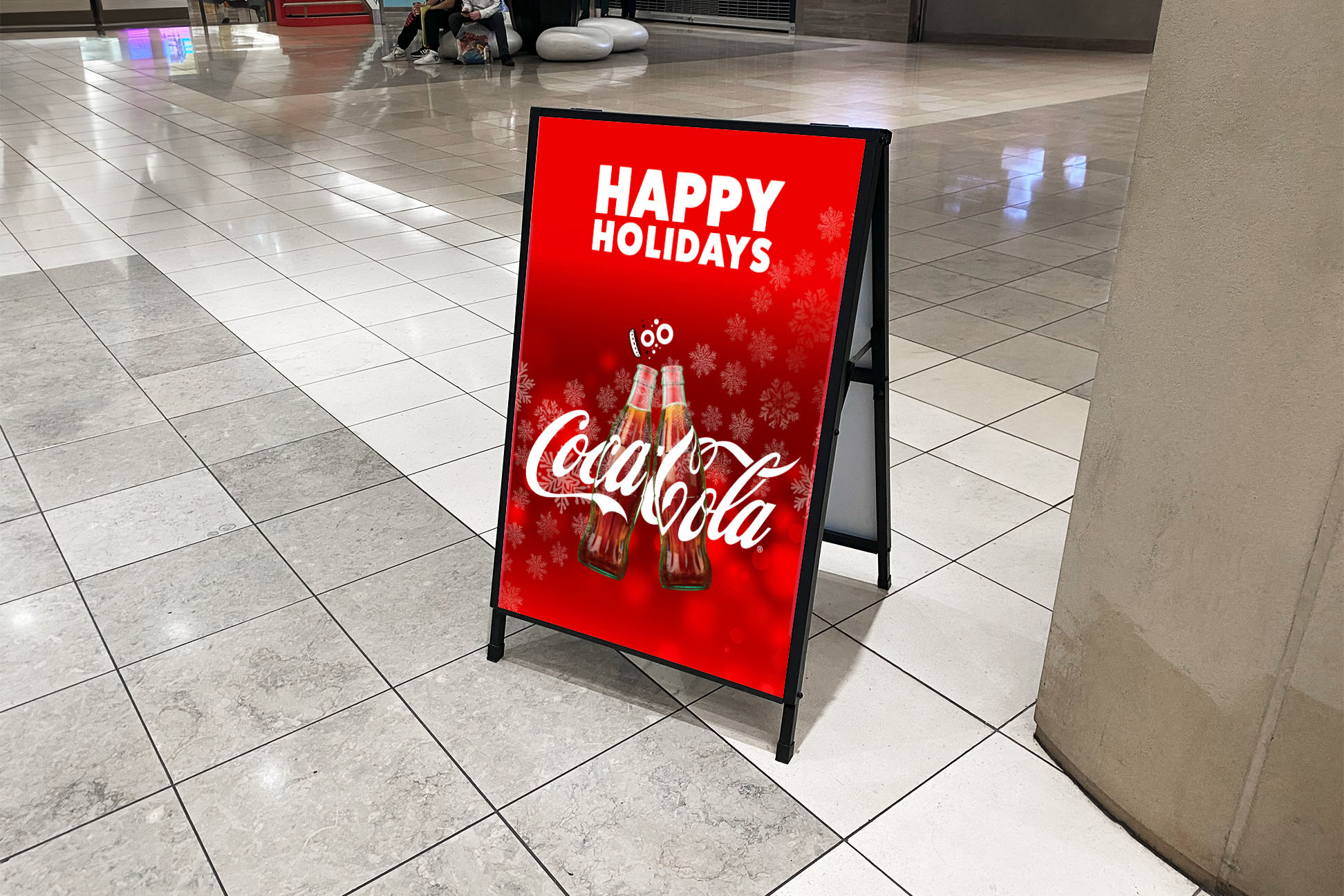 Coca-Cola Mall Sign